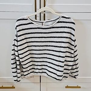 Free People Stripe Sweater Top X Small